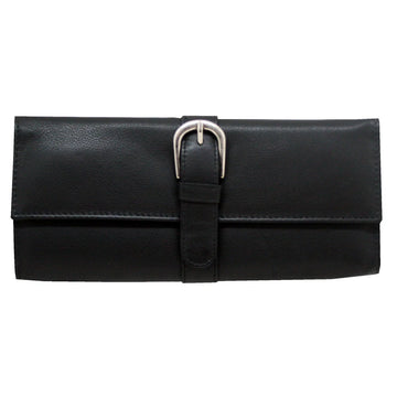 Cobb & Co Men's Black Genuine Leather Watch and Jewellery Roll