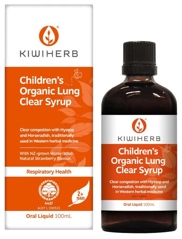 Kiwiherb Children’s Lung Clear Organic 100ml