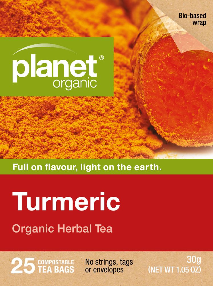 Planet Organic Tea Turmeric x 25 Tea Bags
