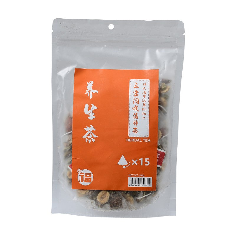 San Bao Qin Fei Herbal Tea 15 Pc/bag 75g