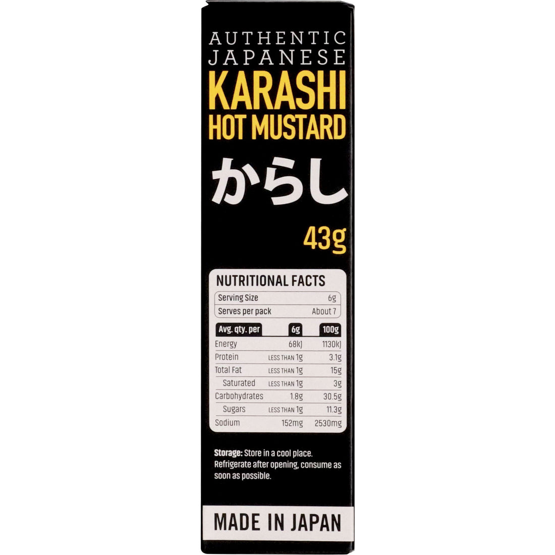 Spiral Foods Karashi Hot Mustard 43g