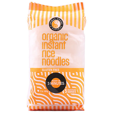 Spiral Foods Organic Instant Rice Noodles 60g (5 Packs)
