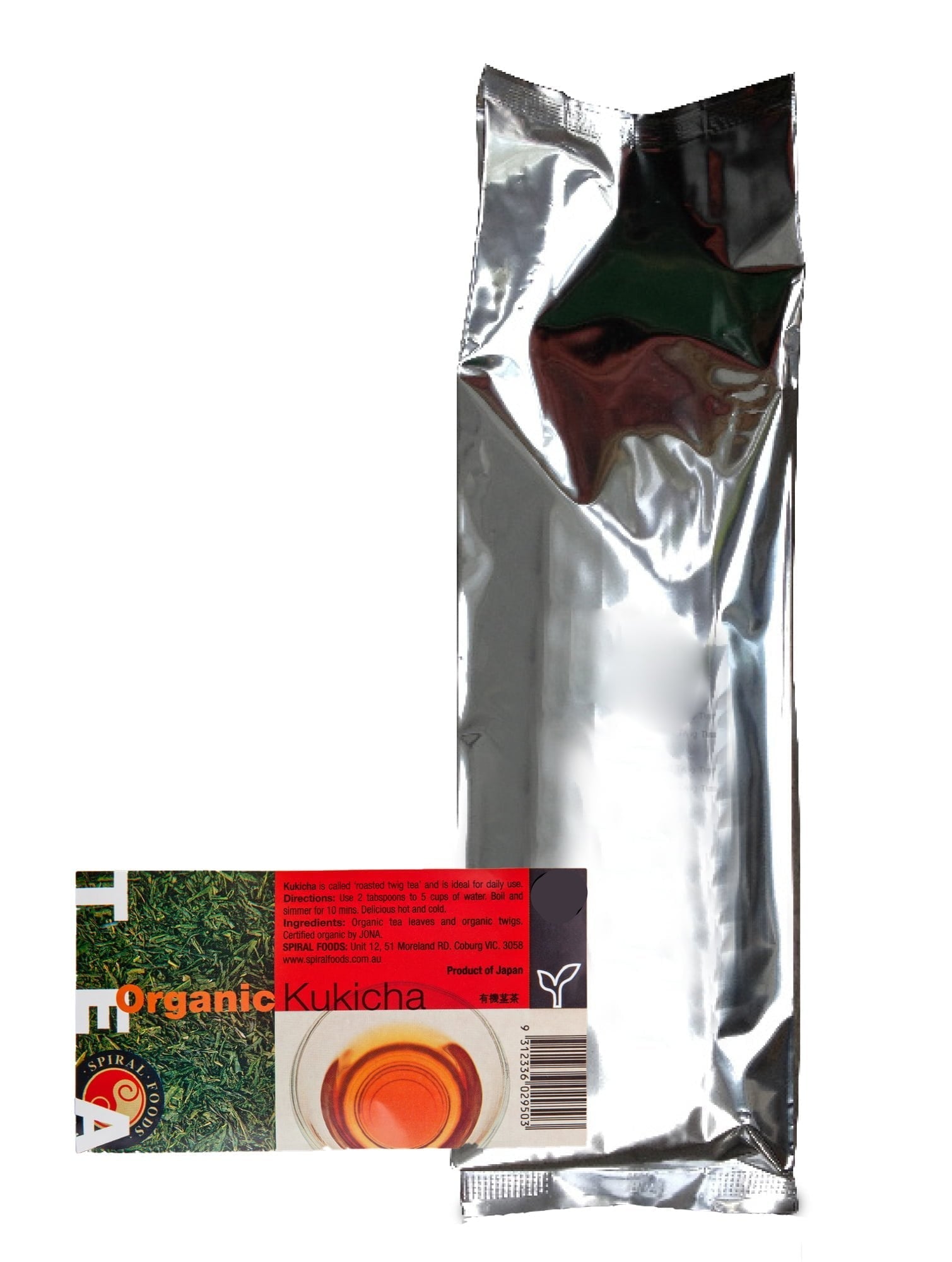 Spiral Foods Organic Kukicha Tea Loose Leaves 1KG