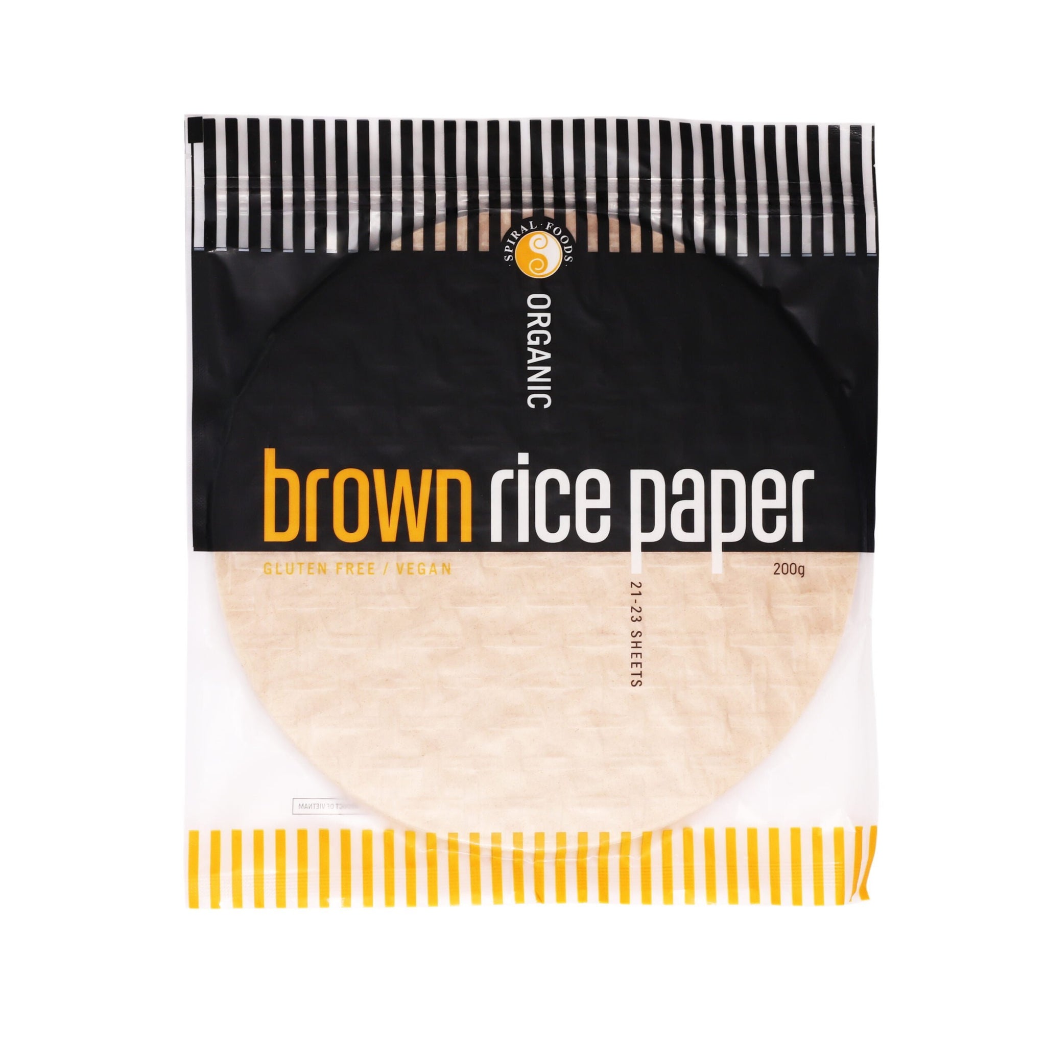 Spiral Foods Organic Brown Rice Paper 200g
