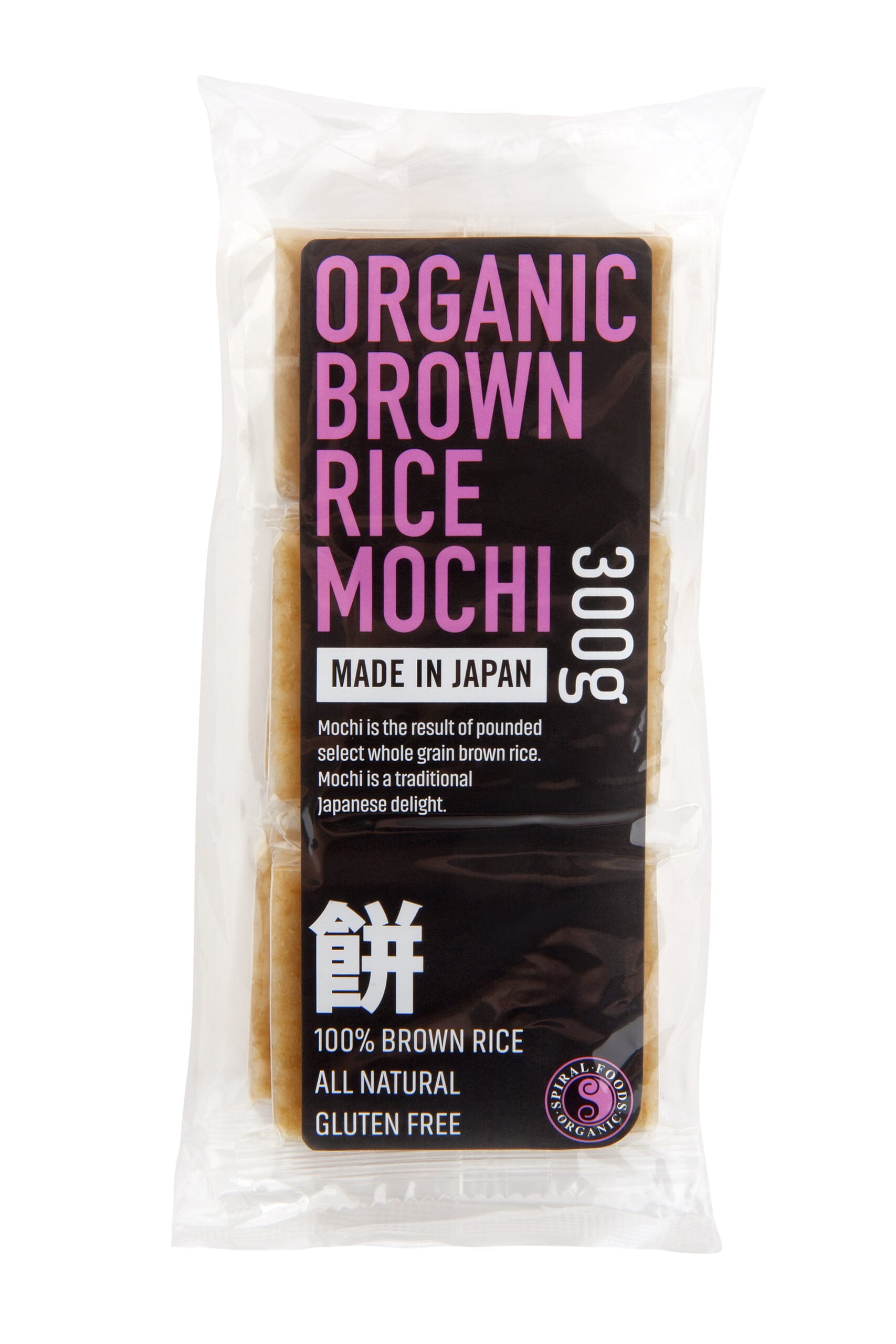 Spiral Foods Organic Brown Rice Mochi 300g