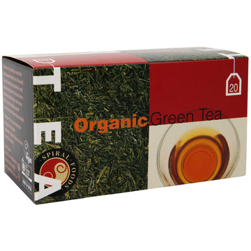 Spiral Foods Organic Green Tea Bags 40g - 20 Sachets