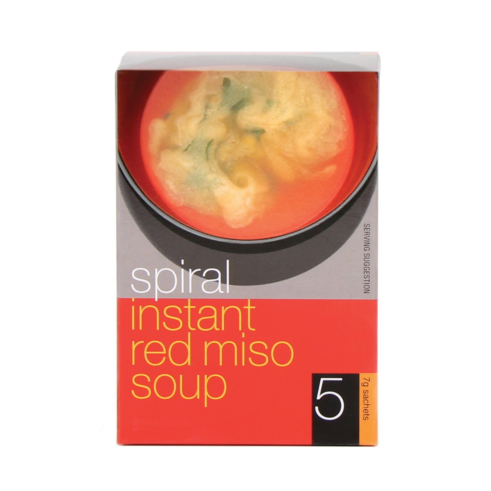 Spiral Foods Instant Red Miso Soup 7g - 5 Pack
