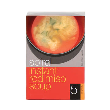 Spiral Foods Instant Red Miso Soup 7g - 5 Pack