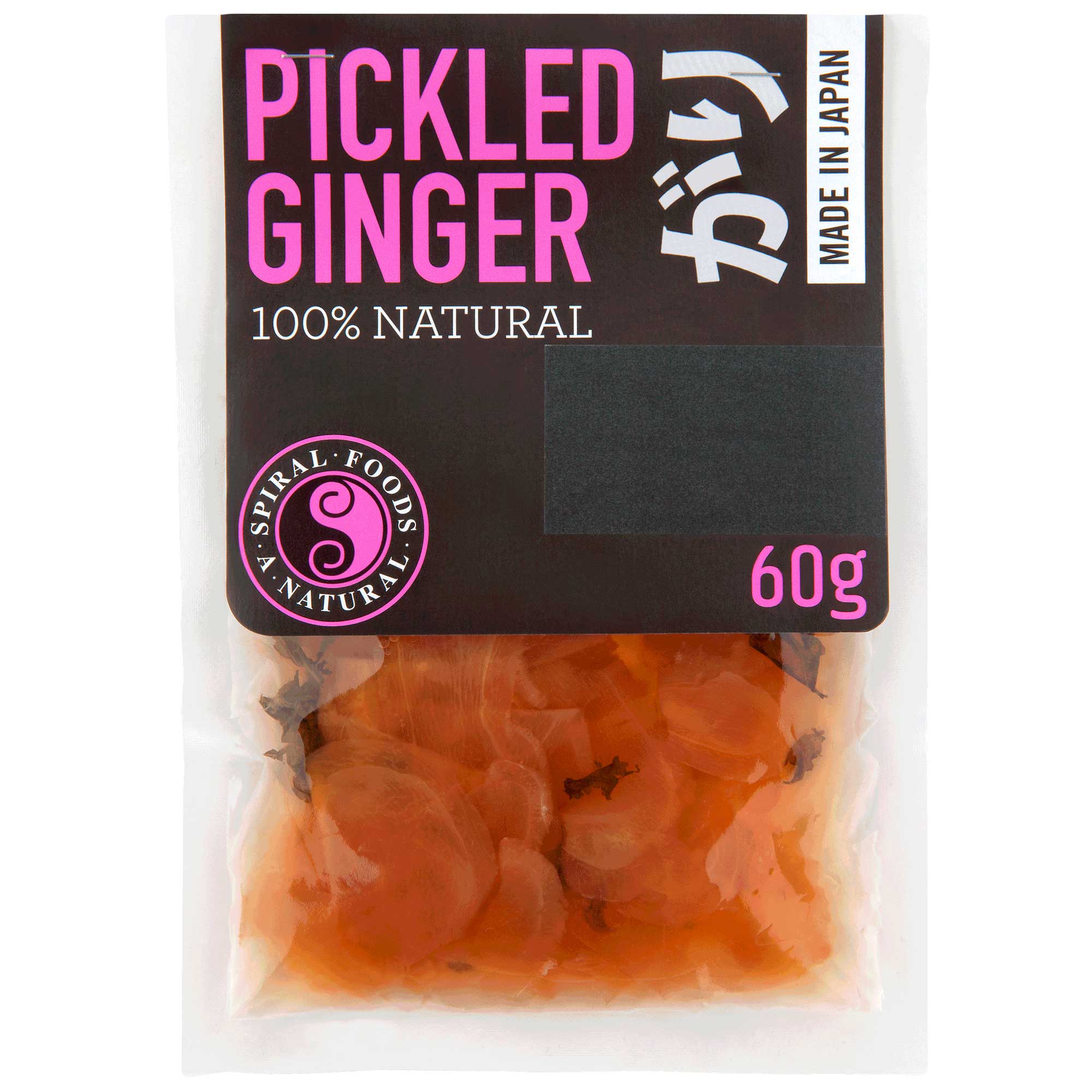 Spiral Foods Pickled Ginger 60g