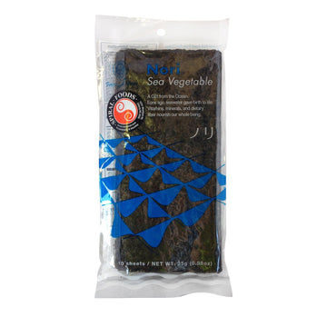 Spiral Foods Nori Sheets (Untoasted) 25g (10 sheets)