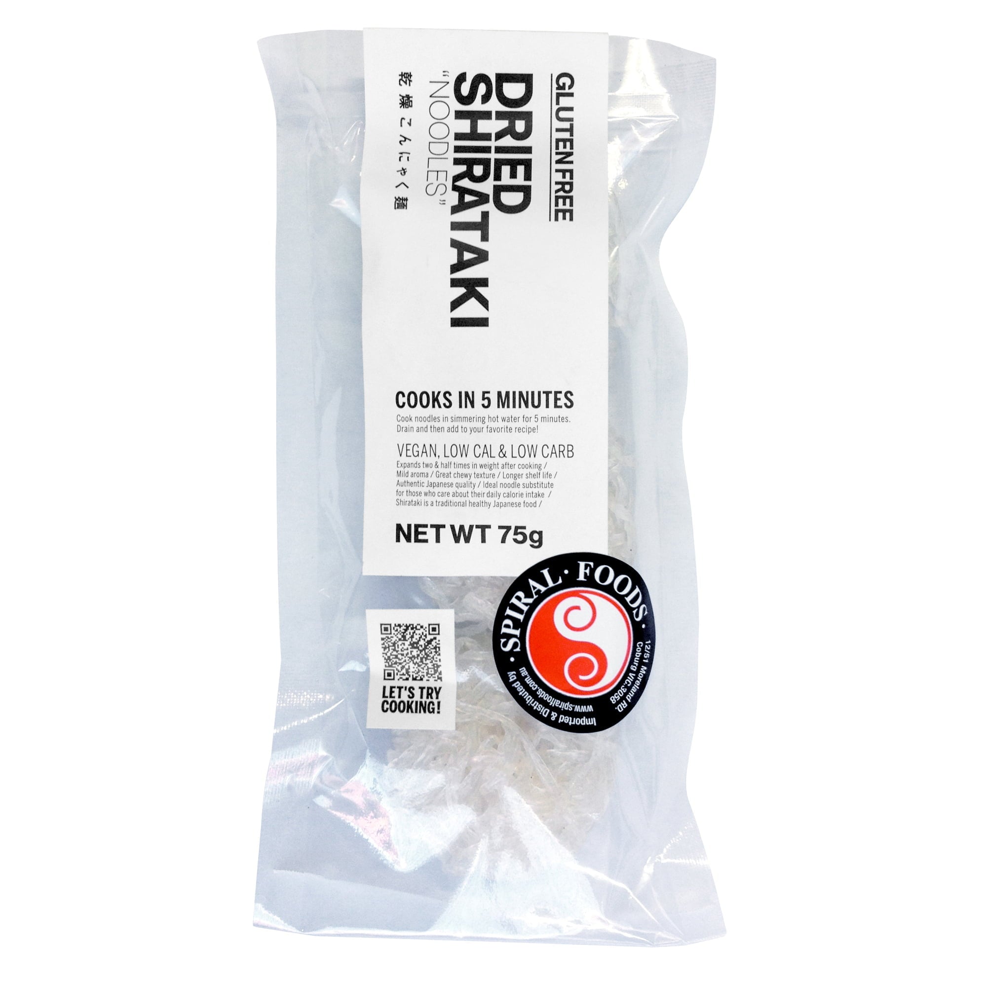 Spiral Foods Shirataki Noodles 75g