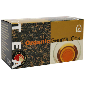 Spiral Foods Organic Genmai Cha Tea Bags 40g - 20 Sachets