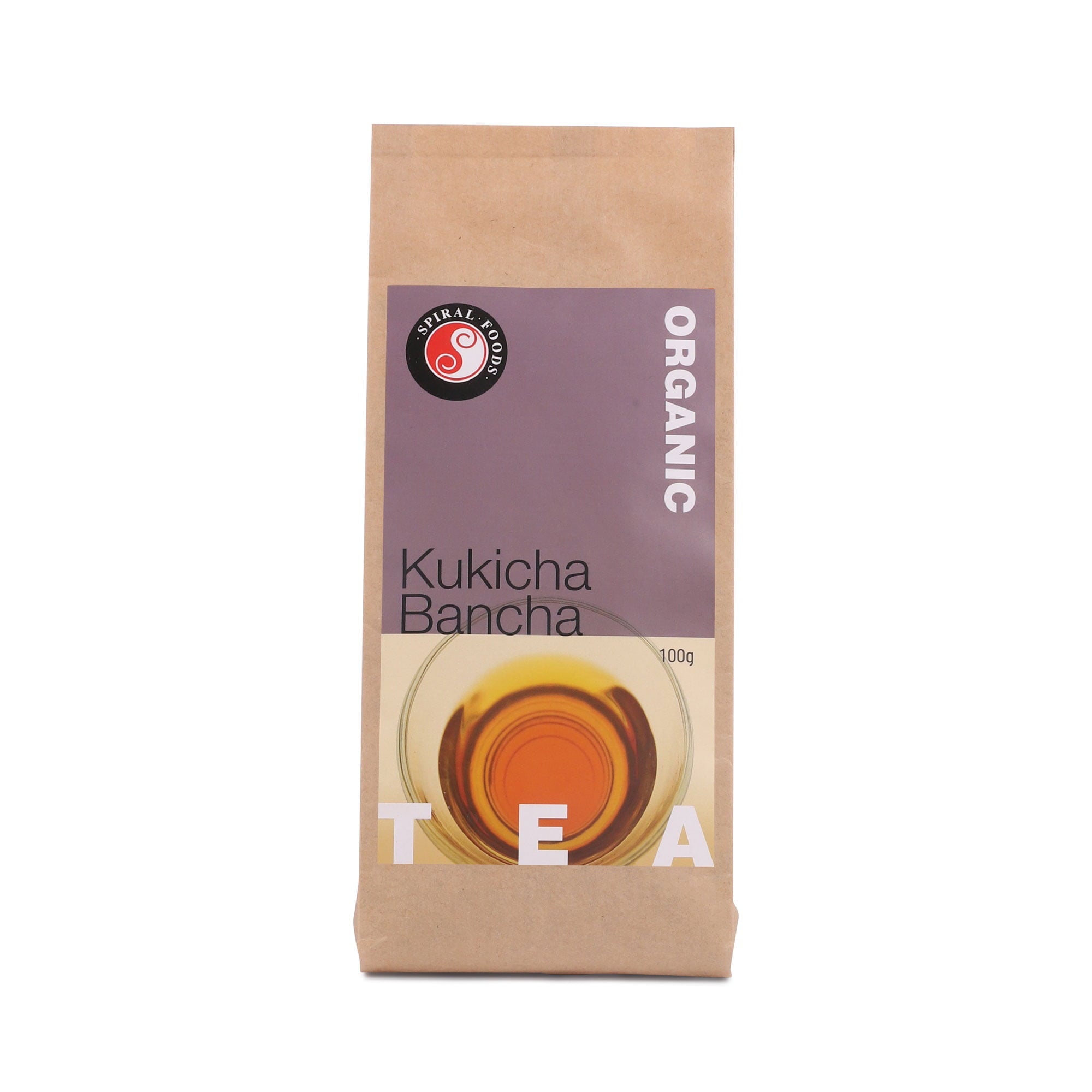 Spiral Foods Organic Kukicha Tea Loose Leaves 100g