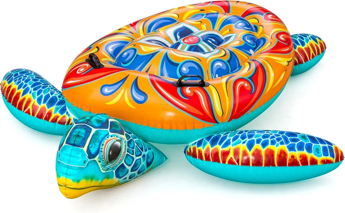 Bestway Mediterranean Inflatable Turtle 183x173 cm with Handles 41523