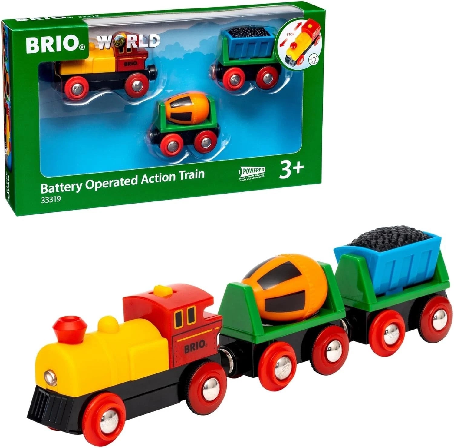 BRIO WORLD 33319 Battery Operated Action Train