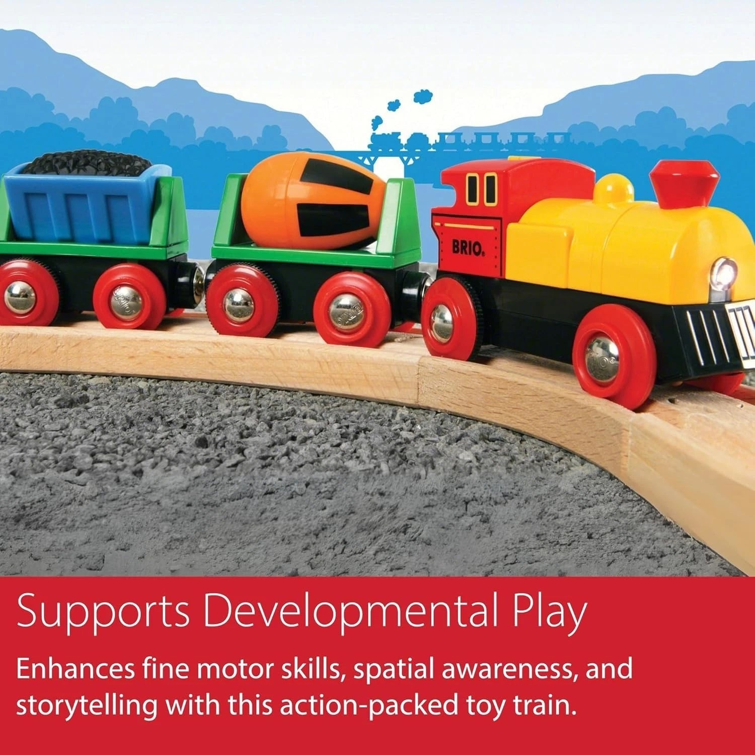 BRIO WORLD 33319 Battery Operated Action Train