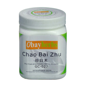 Chao Bai Zhu Dry Fried Atractylodes (white) Rhizome