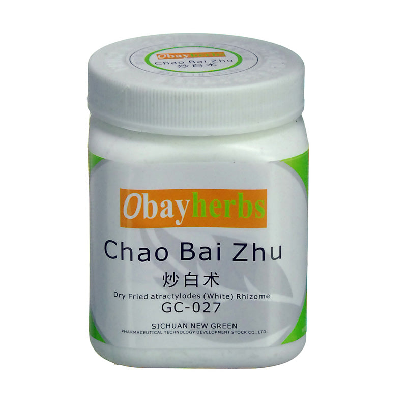 Chao Bai Zhu Dry Fried Atractylodes (white) Rhizome