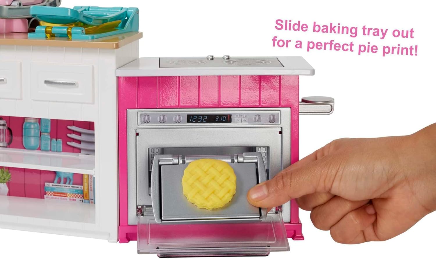 Barbie Kitchen Playset with Doll, Lights & Sounds