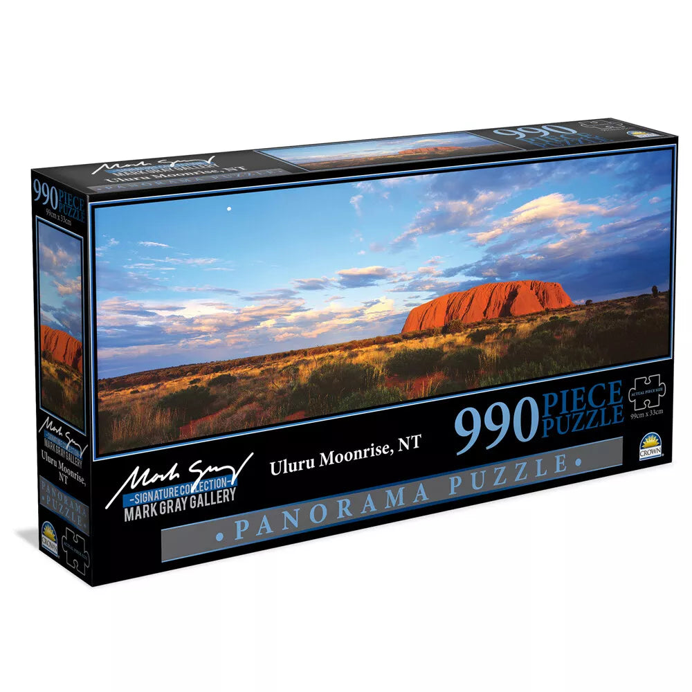 Mark Gray Panoramic Uluru Moonrise NT Jigsaw Puzzle 990 Pieces