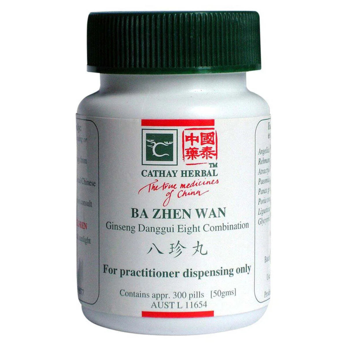 Ginseng & Danggui Eight Combination  - BA ZHEN WAN 300 Pills