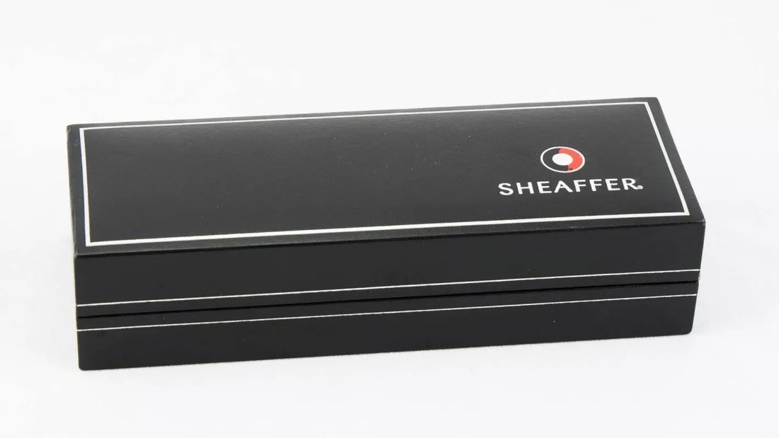 Sheaffer 300, Glossy Black, Chrome Plate Trim, Ballpoint